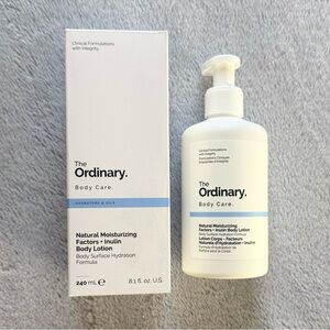 5/$25 🎆 NIB The Ordinary Natural Moisturizing Factors + Inulin Body Lotion 8.1oz